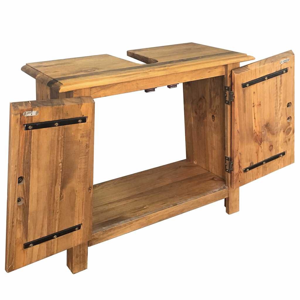 vidaXL Wastafelkast Grenenhout 70cm - 35% Korting!