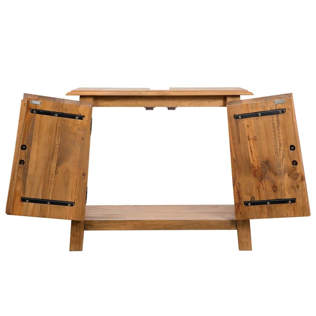 vidaXL Wastafelkast Grenenhout 70cm - 35% Korting!