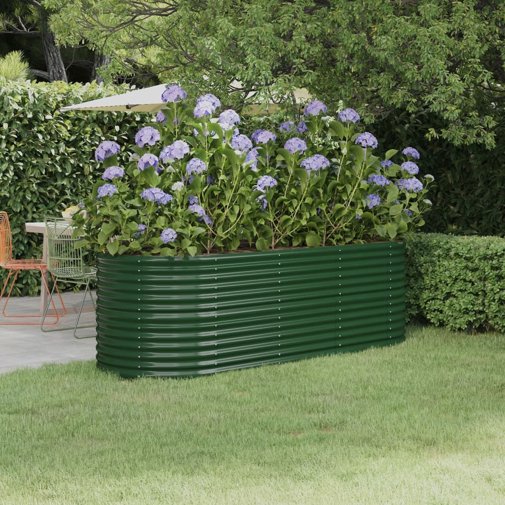 VidaXL Plantenbak Groen 224cm - 35% Korting!