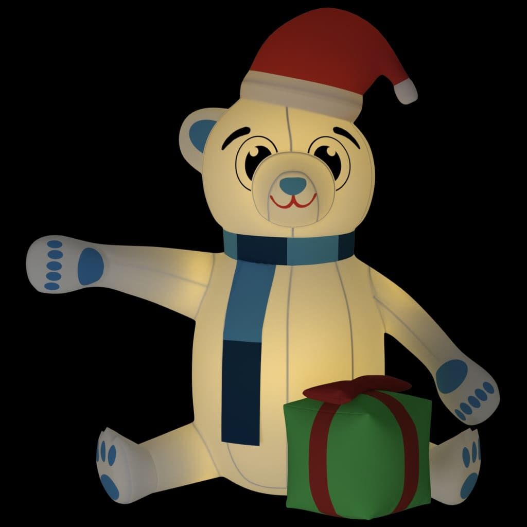 Kerstbeer Opblaasbaar met LED's 240cm - 42% Korting!