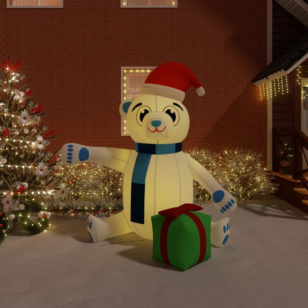 Kerstbeer Opblaasbaar met LED's 240cm - 42% Korting!