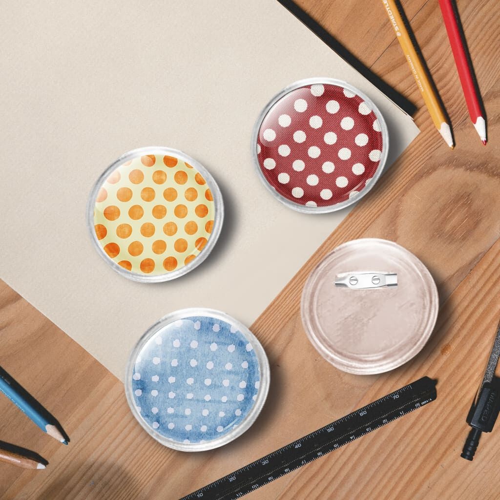 VidaXL Buttons 100 st 58mm - DIY Fun! 35% Korting
