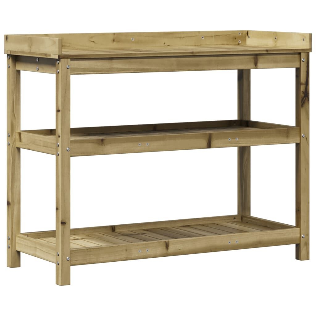 Oppottafel Hout 108cm - 35% Korting! Tuin & Terras Deal