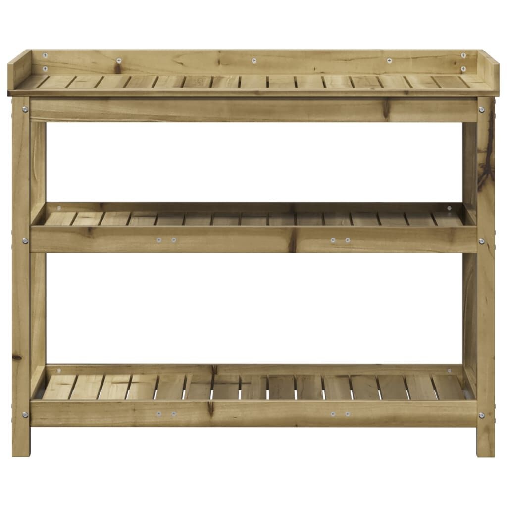 Oppottafel Hout 108cm - 35% Korting! Tuin & Terras Deal