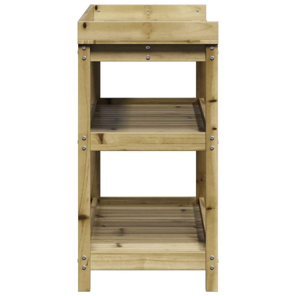 Oppottafel Hout 108cm - 35% Korting! Tuin & Terras Deal