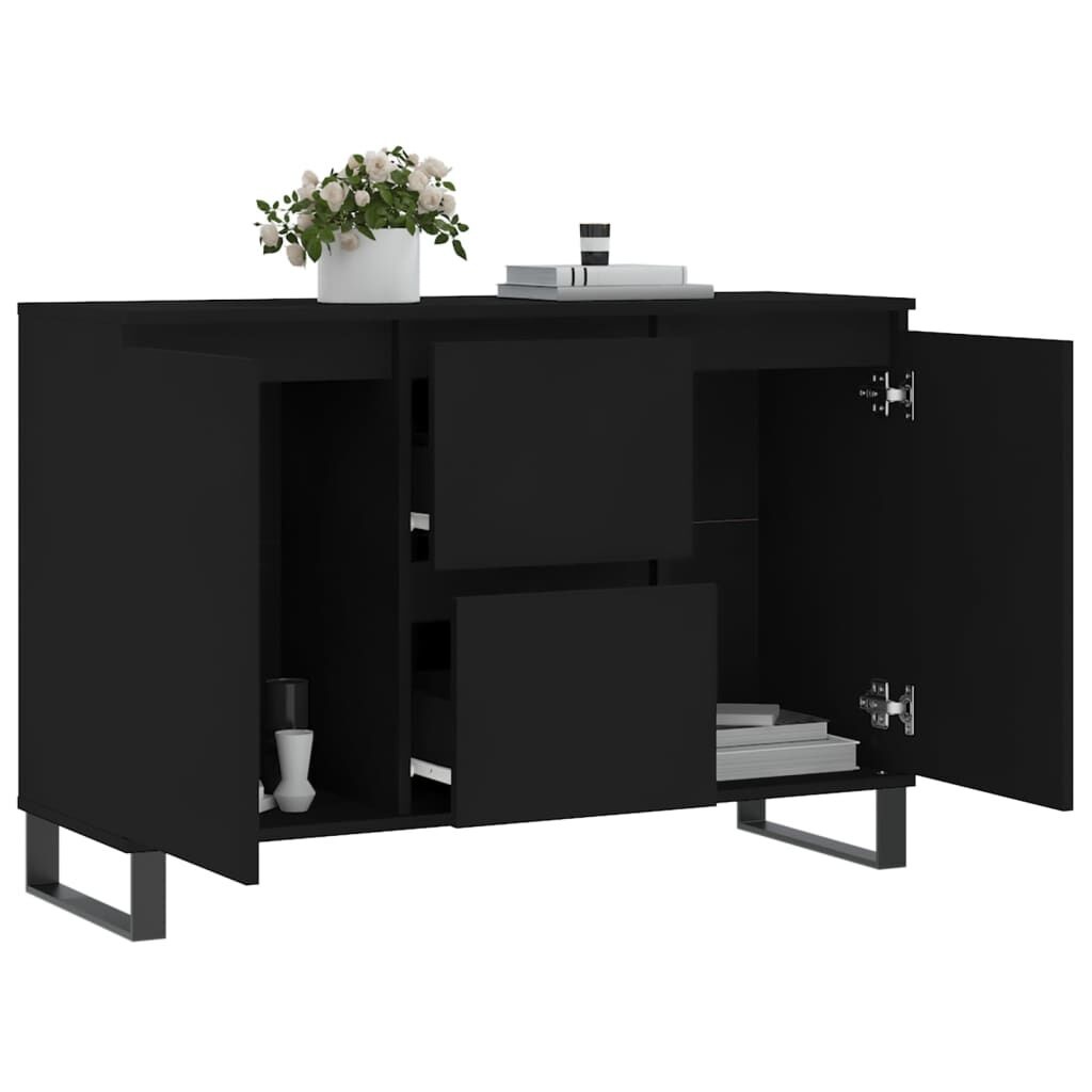 vidaXL Dressoir Zwart 104cm - 35% Korting!