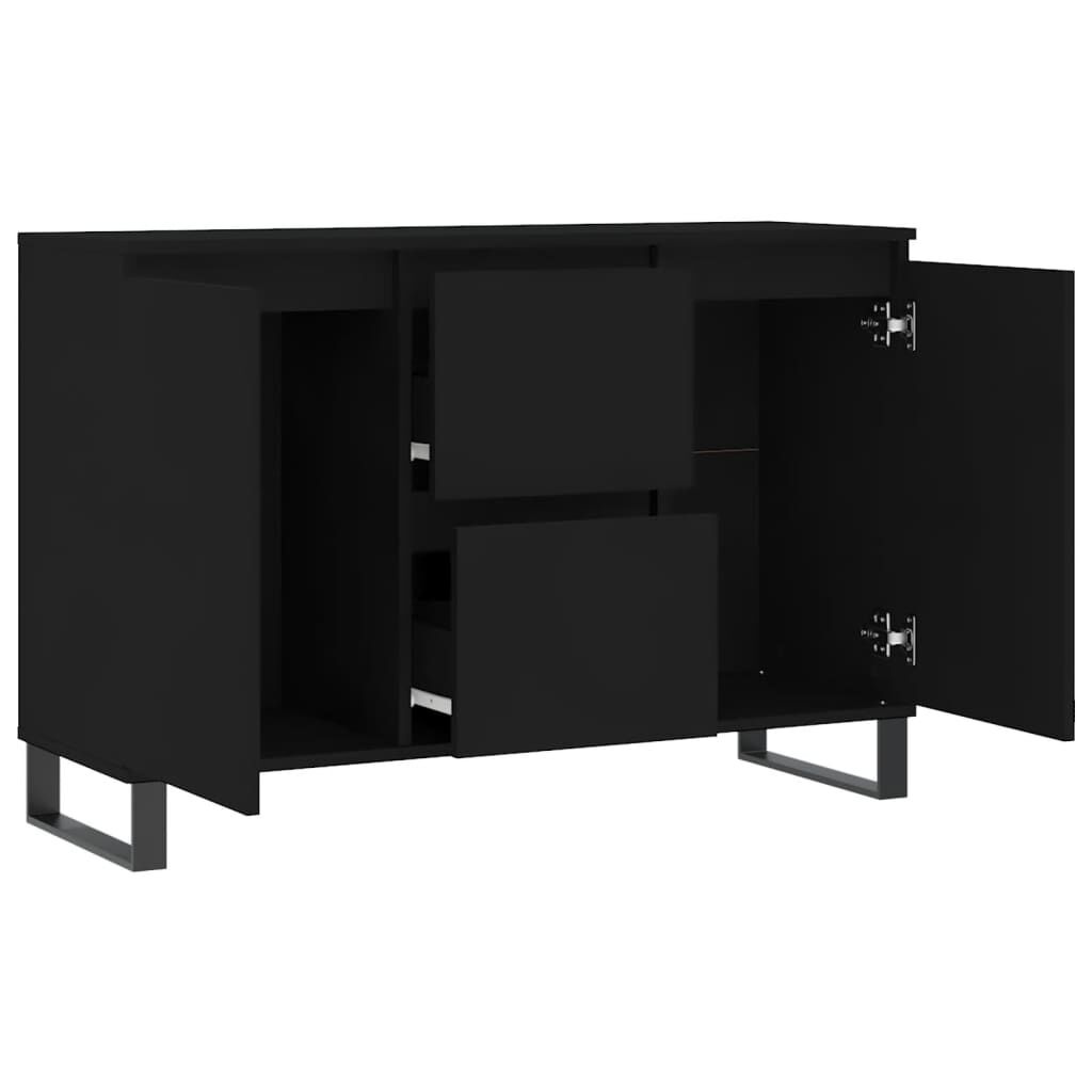 vidaXL Dressoir Zwart 104cm - 35% Korting!