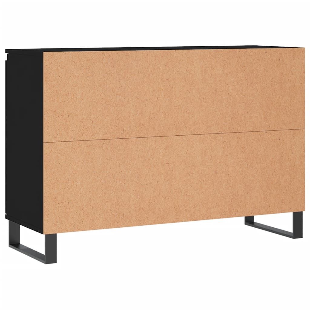 vidaXL Dressoir Zwart 104cm - 35% Korting!