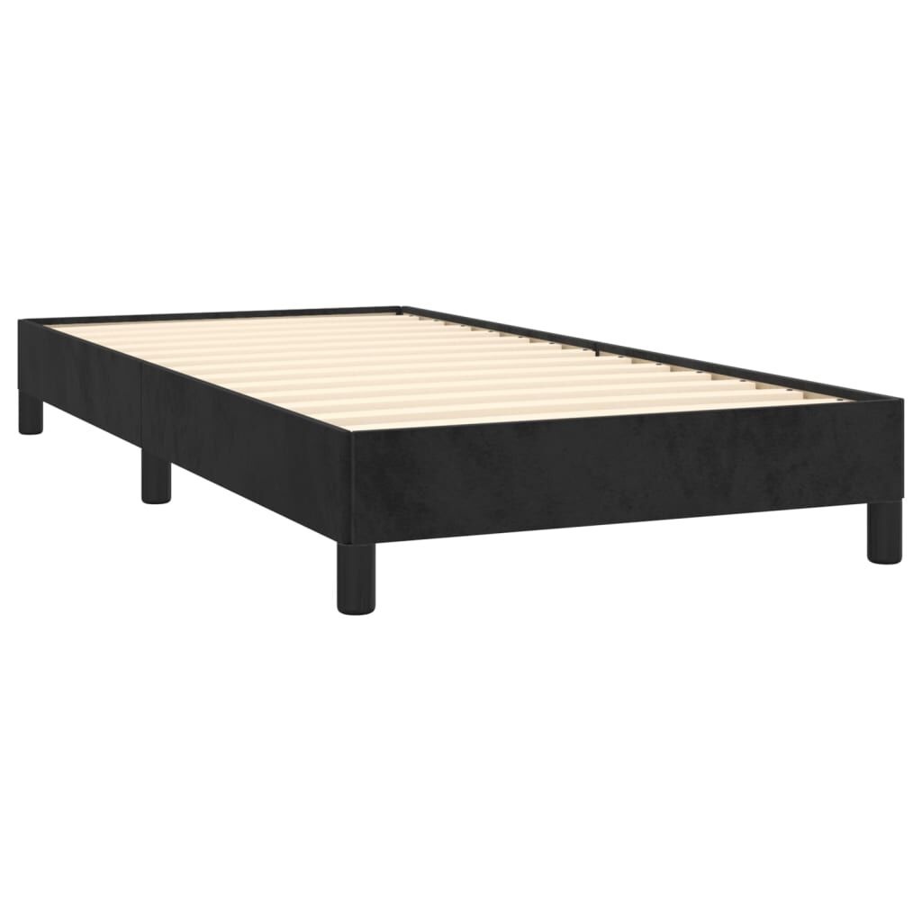 Fluwelen Bedframe 80x200 cm Zwart - 42% Korting!