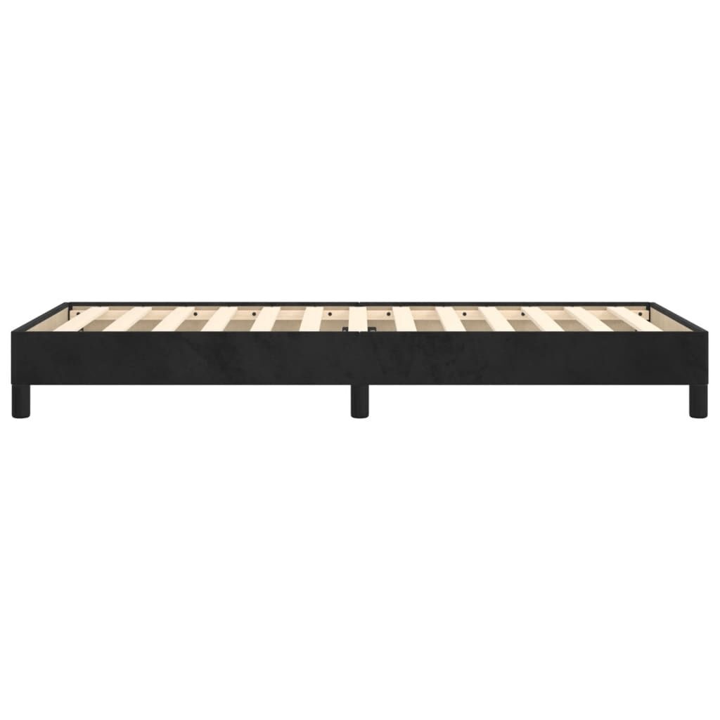 Fluwelen Bedframe 80x200 cm Zwart - 42% Korting!