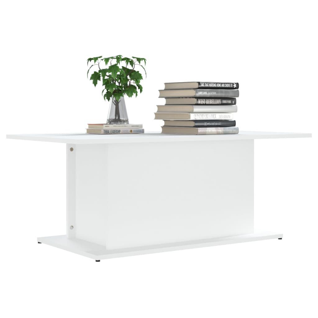 VidaXL Salontafel Wit Hout 102cm - 42% Korting!