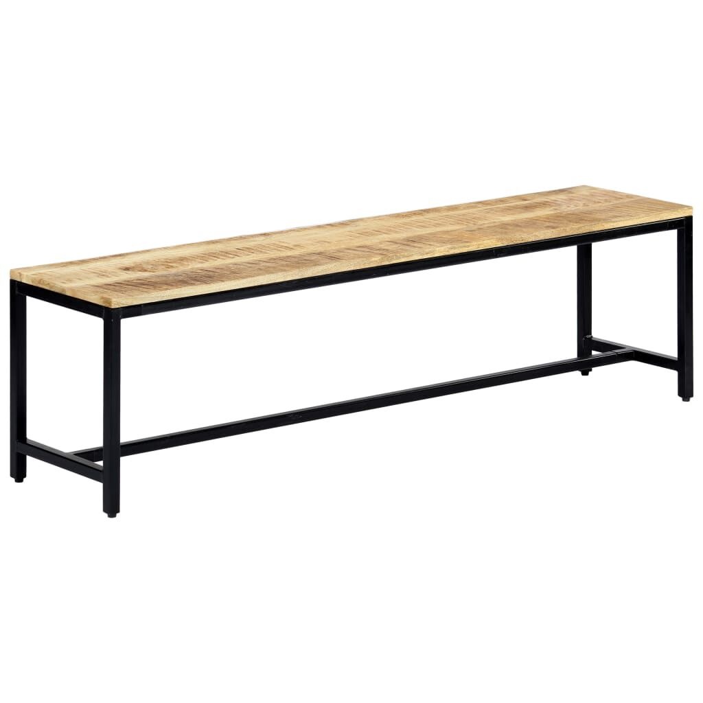 vidaXL Eetbank Mangohout 160cm - 42% Korting! Zo Goed Als Nieuw
