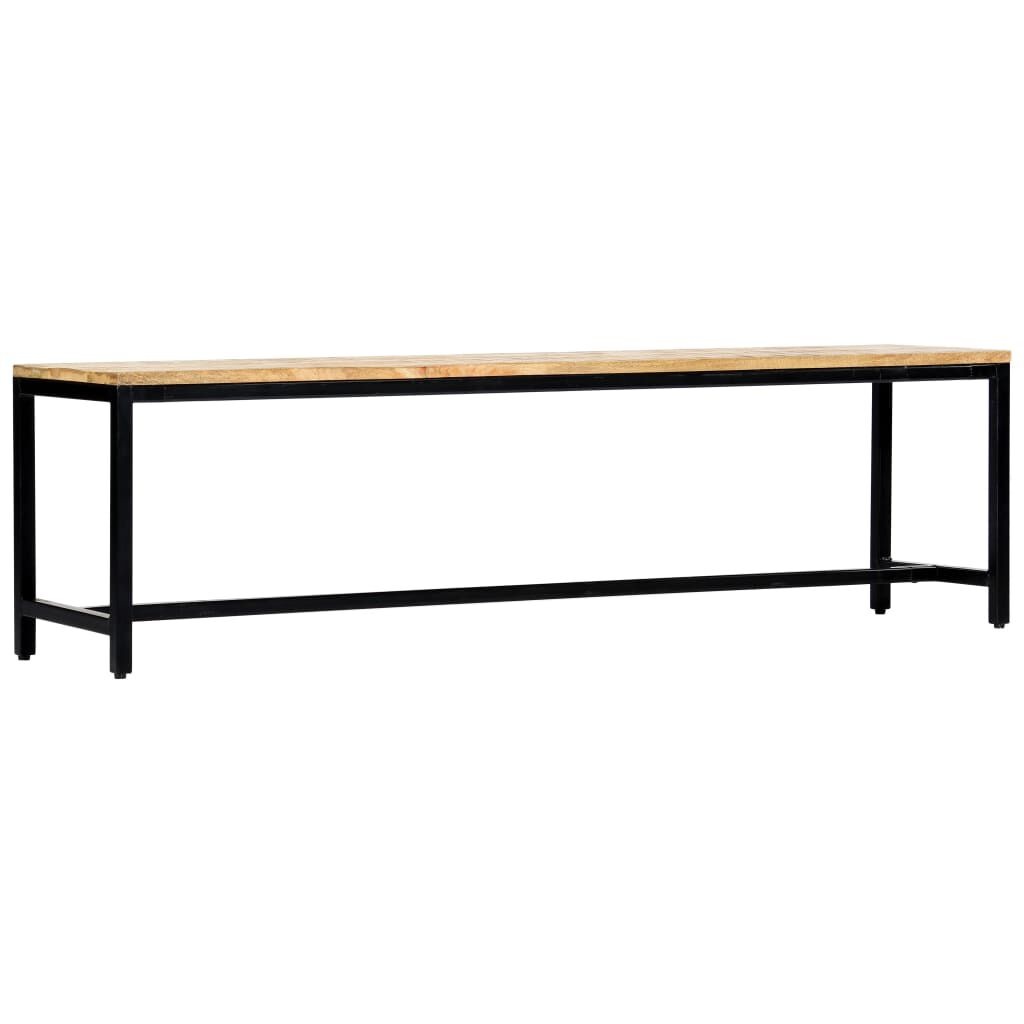 vidaXL Eetbank Mangohout 160cm - 42% Korting! Zo Goed Als Nieuw