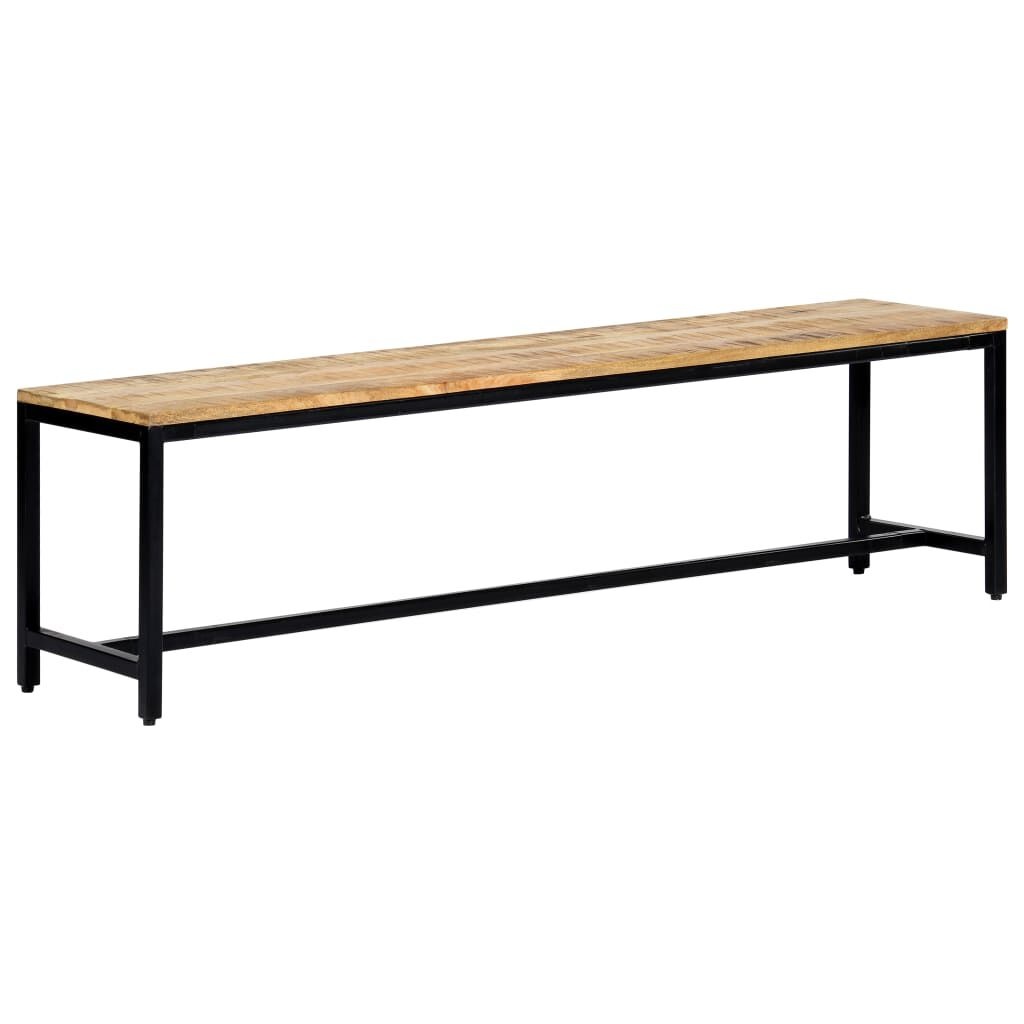 vidaXL Eetbank Mangohout 160cm - 42% Korting! Zo Goed Als Nieuw