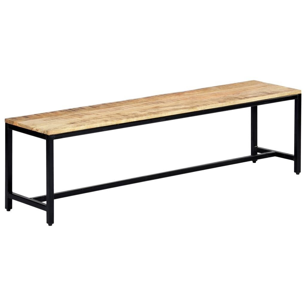 vidaXL Eetbank Mangohout 160cm - 42% Korting! Zo Goed Als Nieuw