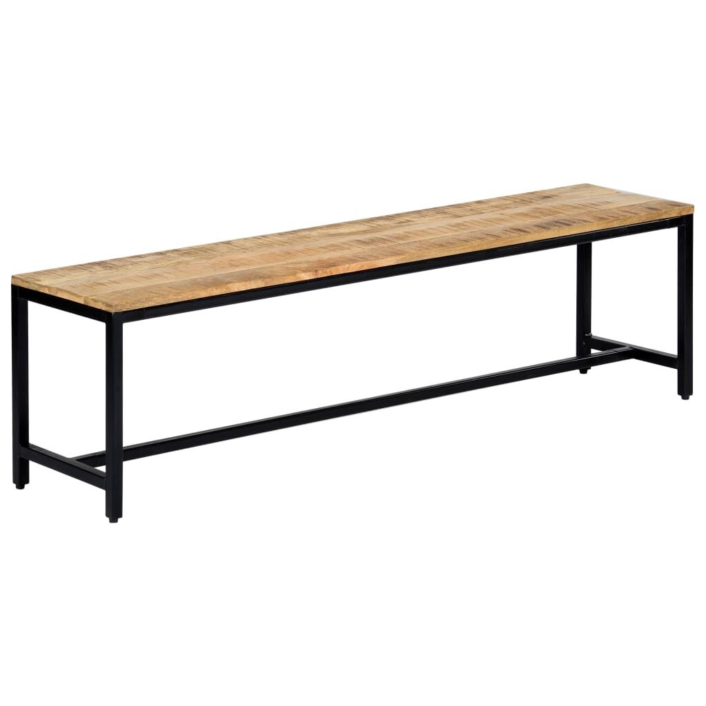 vidaXL Eetbank Mangohout 160cm - 42% Korting! Zo Goed Als Nieuw
