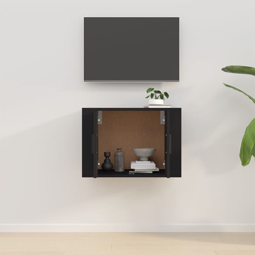 Tv-wandmeubel Zwart 57cm - Retourtje Deal! 35% Korting