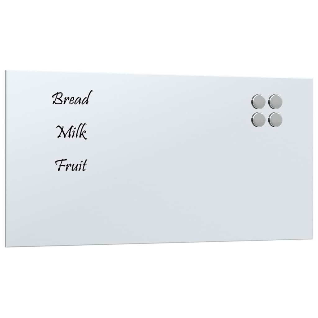 vidaXL Magneetbord Wit 60x30cm - 47% Korting!