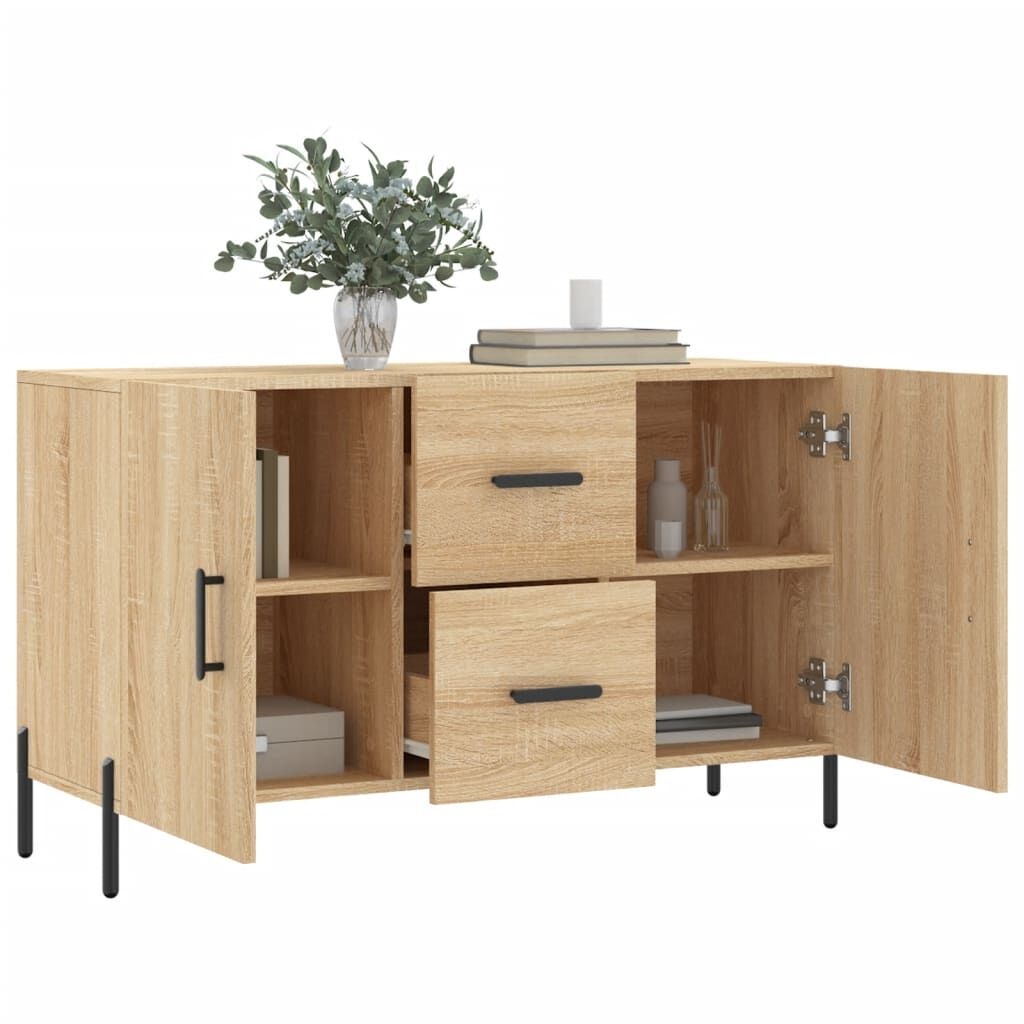 Dressoir Sonoma Eiken 100cm - vidaXL - 41% Korting!