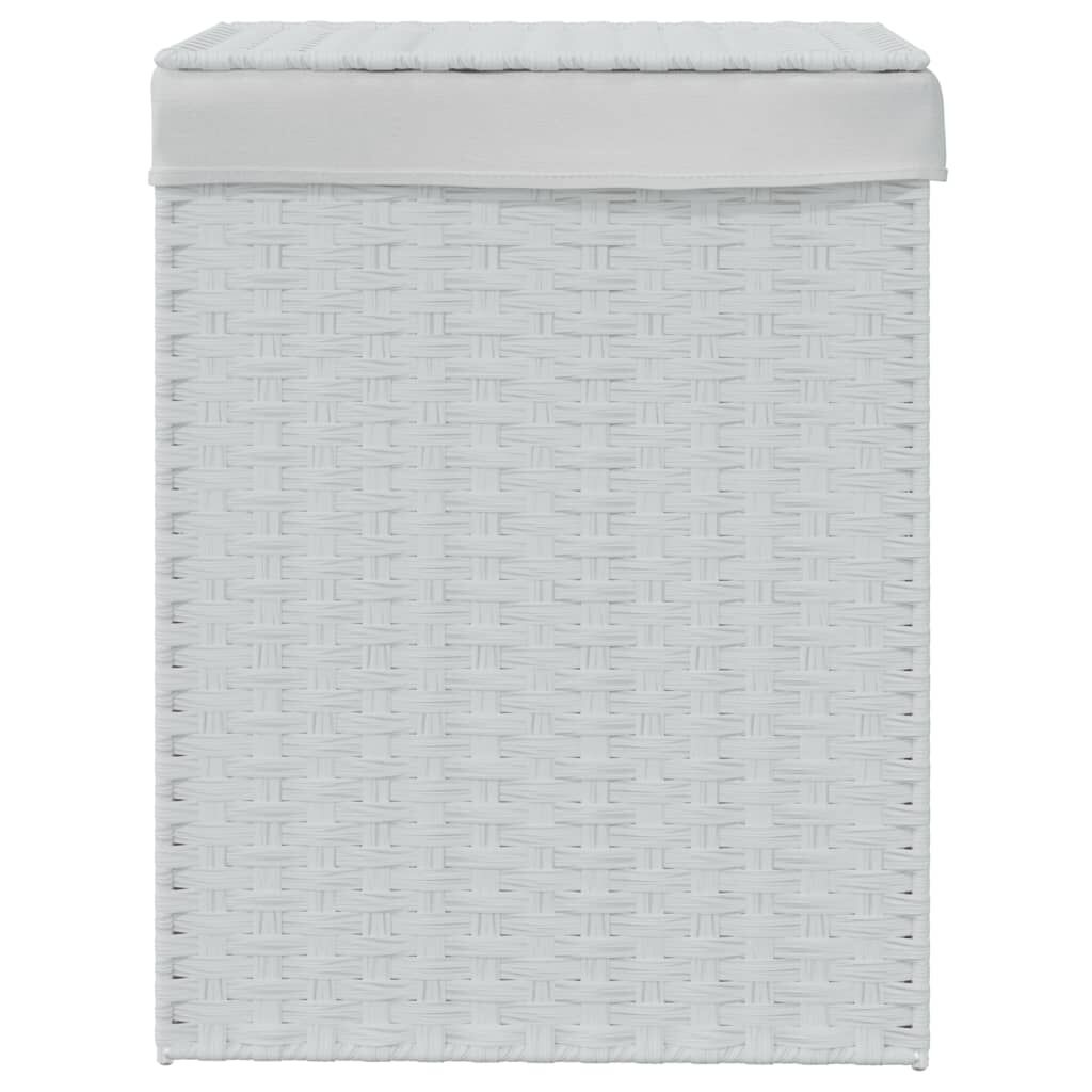 vidaXL Wasmand Wit 46x33x60cm - 47% Korting!