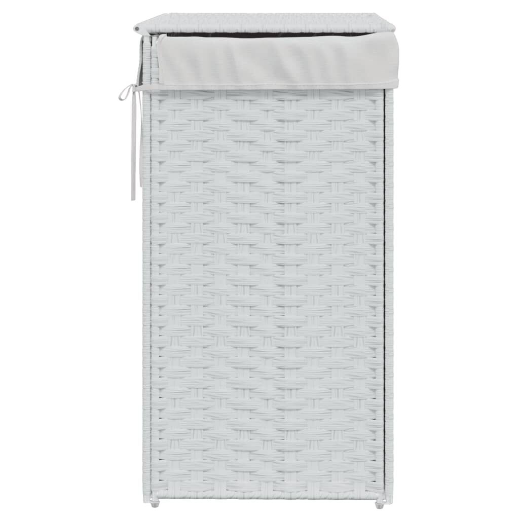 vidaXL Wasmand Wit 46x33x60cm - 47% Korting!