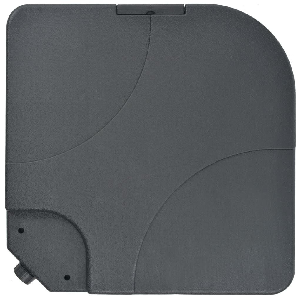 Parasolvoet 60L Zwart - Draagbaar & Vulbaar! - 47% Korting!