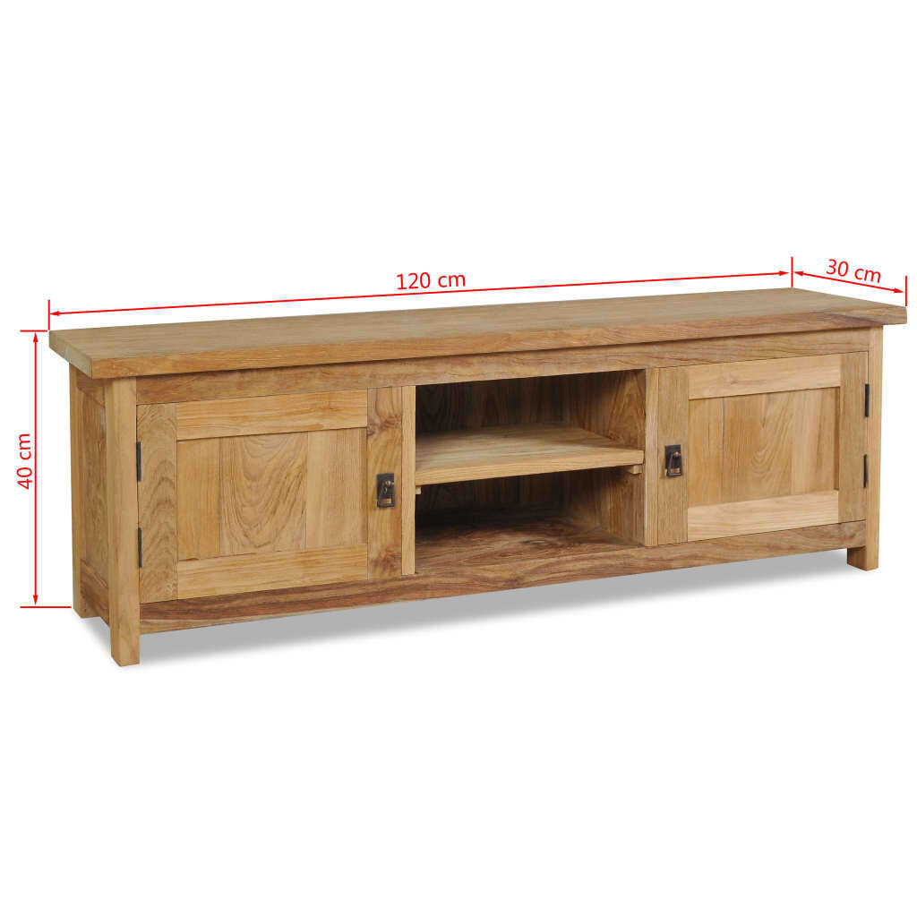 Tv-meubel Massief Teakhout 120cm - 42% Korting!
