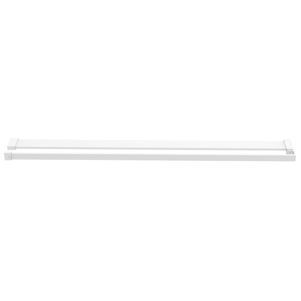 Wandschap Inloopdouche 115cm Wit - 35% Korting!