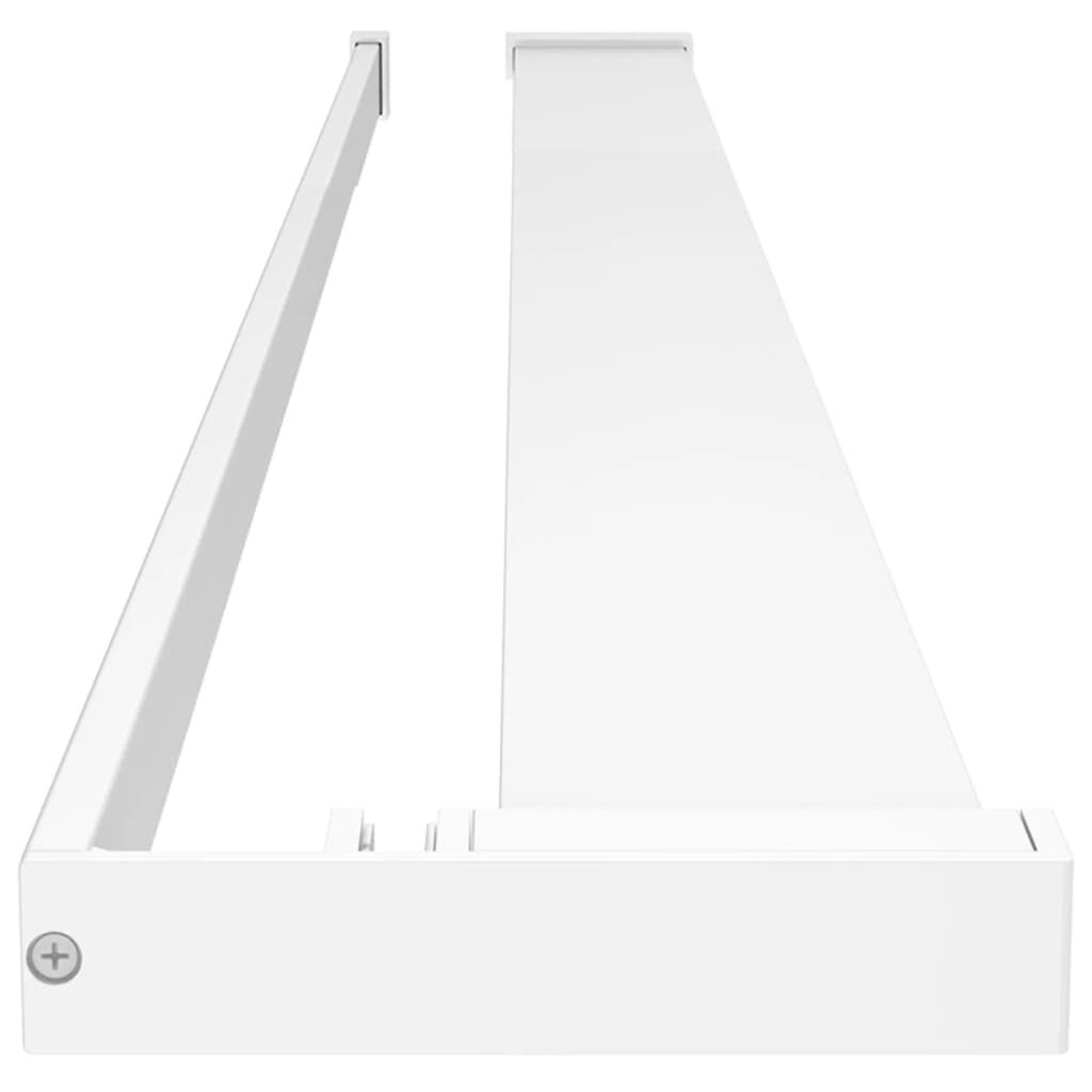 Wandschap Inloopdouche 115cm Wit - 35% Korting!