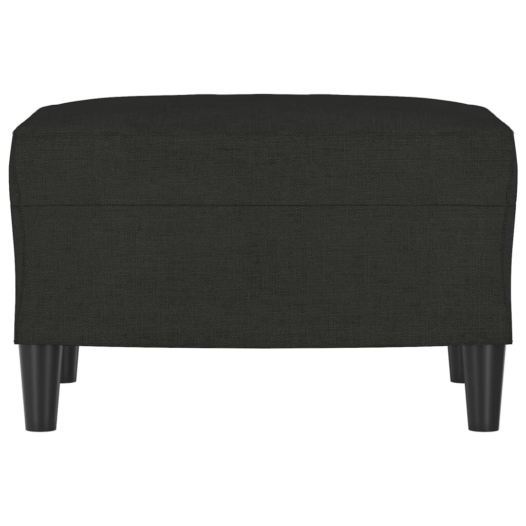 vidaXL Voetenbank Zwart - 60x50x41cm - 42% Korting!