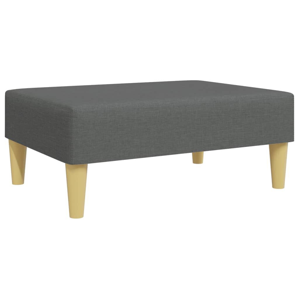 vidaXL Voetenbank Donkergrijs 77x55x31cm - 41% Korting!