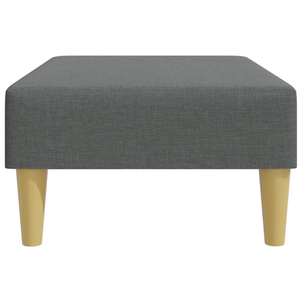 vidaXL Voetenbank Donkergrijs 77x55x31cm - 41% Korting!