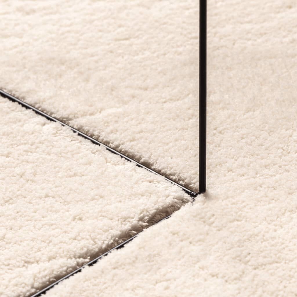vidaXL HUARTE Vloerkleed Beige 120x120cm - 42% Korting!