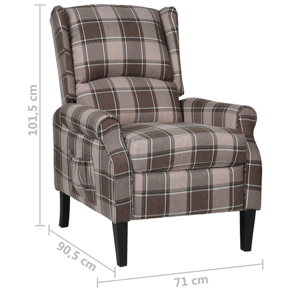 vidaXL Fauteuil Beige - Relax & Comfort - 35% Korting!