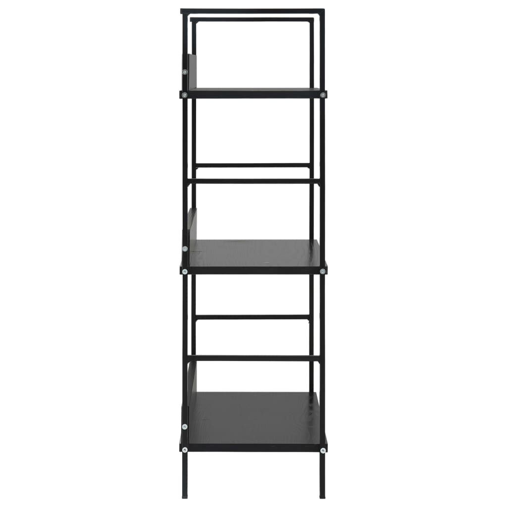 vidaXL Boekenkast Zwart 3 Schappen - 35% Korting!