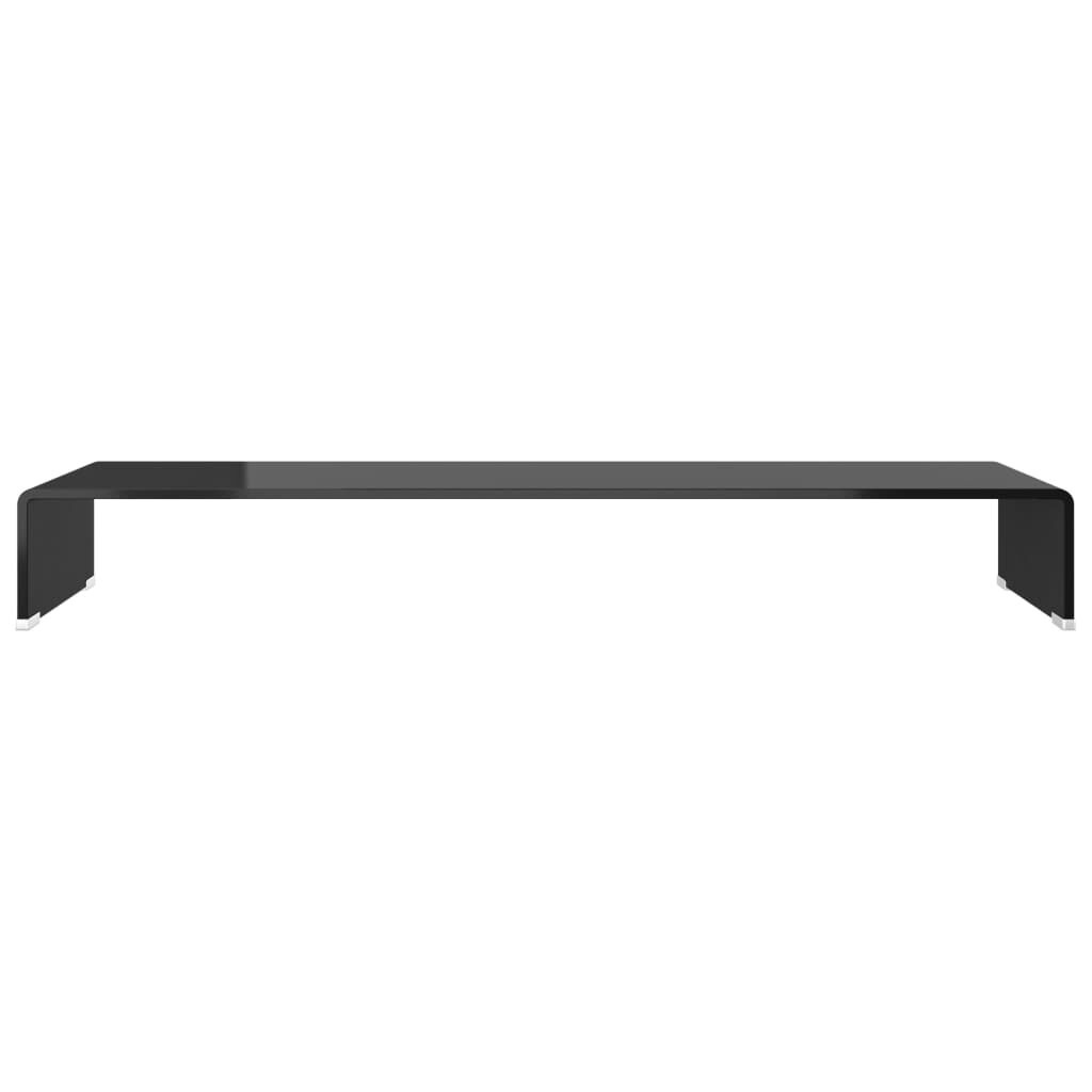 VidaXL TV-Meubel Zwart Glas 100cm - 53% Korting!