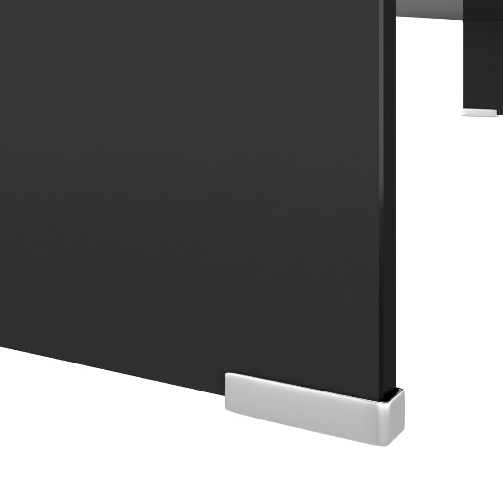 VidaXL TV-Meubel Zwart Glas 100cm - 53% Korting!
