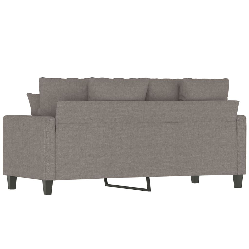 VidaXL Tweezitsbank Taupe - 140cm - 42% Korting!