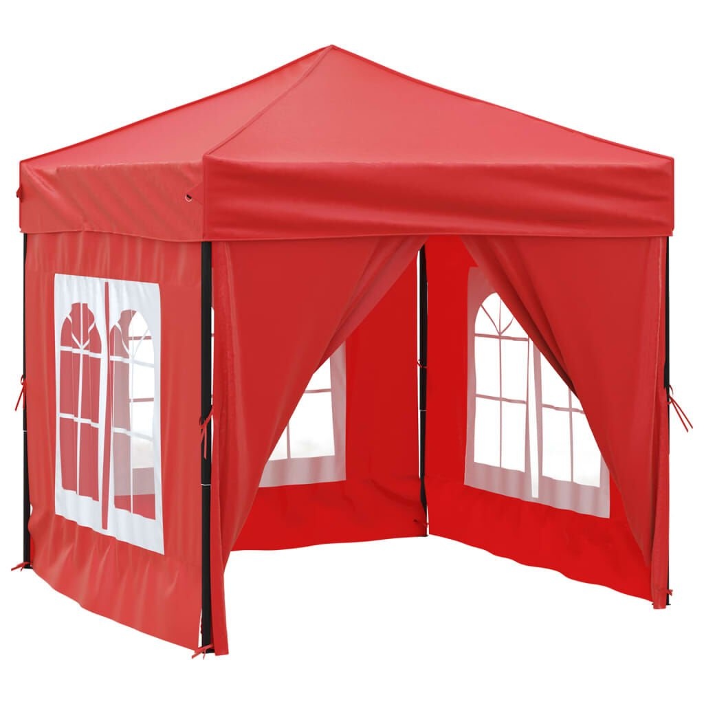 Partytent Inklapbaar 2x2m Rood -35%! Retourtje Deal