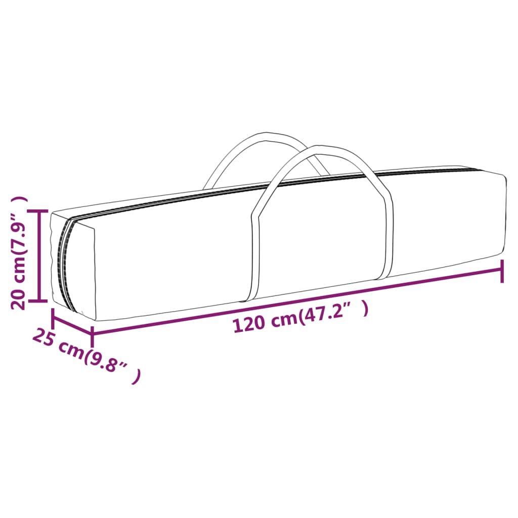Partytent Inklapbaar 2x2m Rood -35%! Retourtje Deal