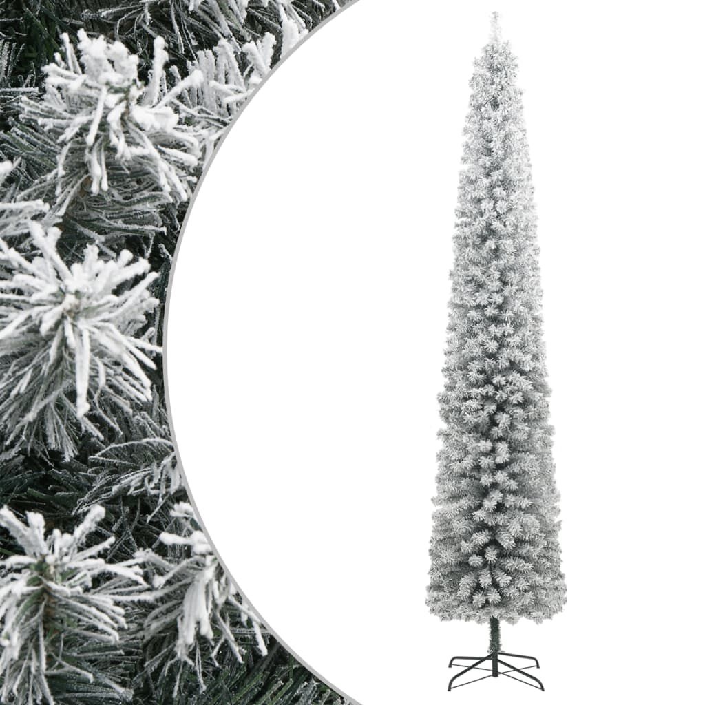 Kunstkerstboom Smal 300cm met Sneeuw - 41% Korting!