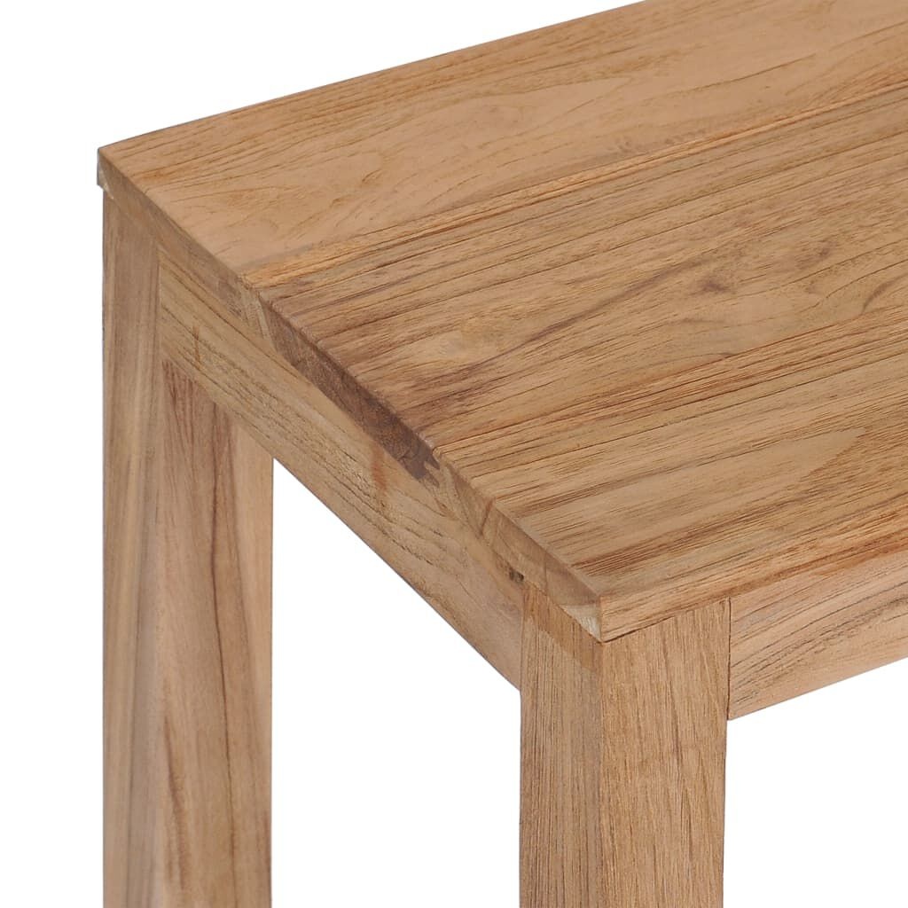 VidaXL Wandtafel Teakhout 120cm - 35% Korting!