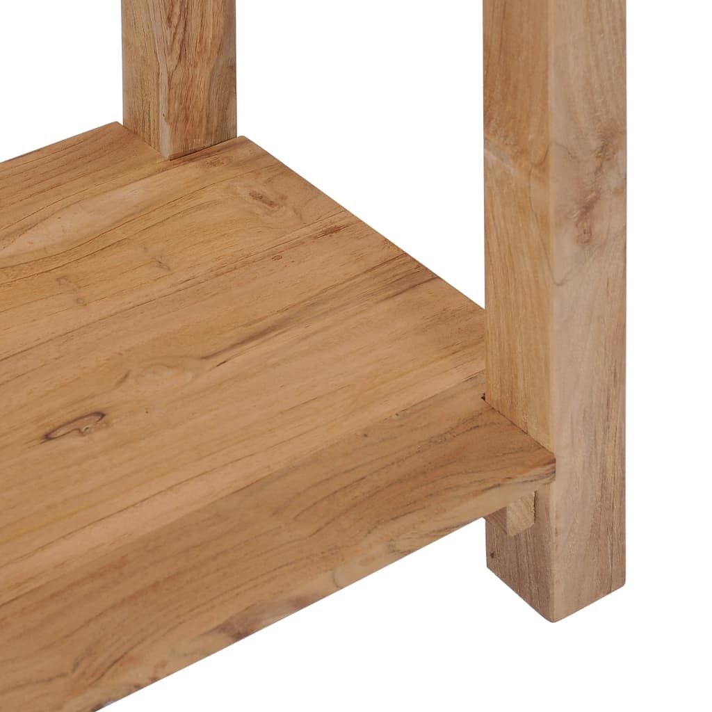 VidaXL Wandtafel Teakhout 120cm - 35% Korting!