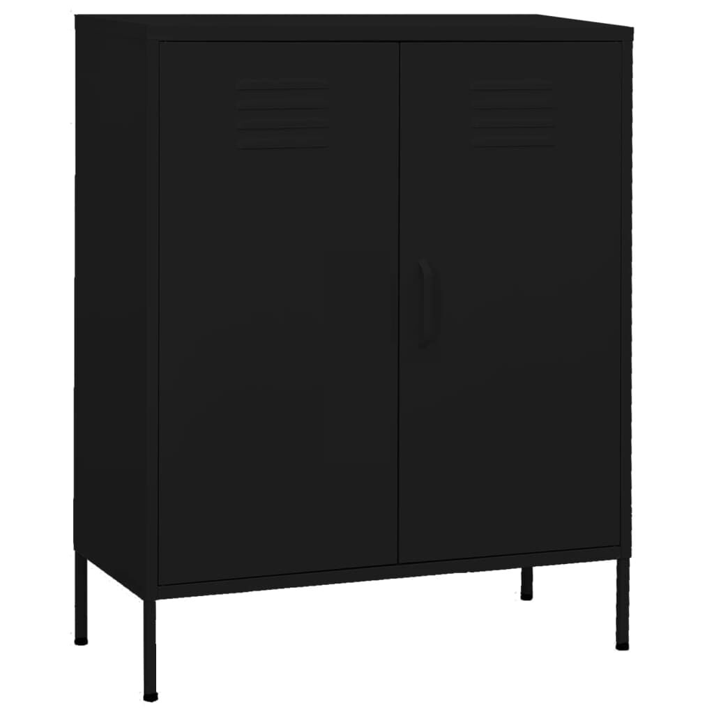 vidaXL Opbergkast Zwart 80cm - 35% Korting! Wees er snel bij!