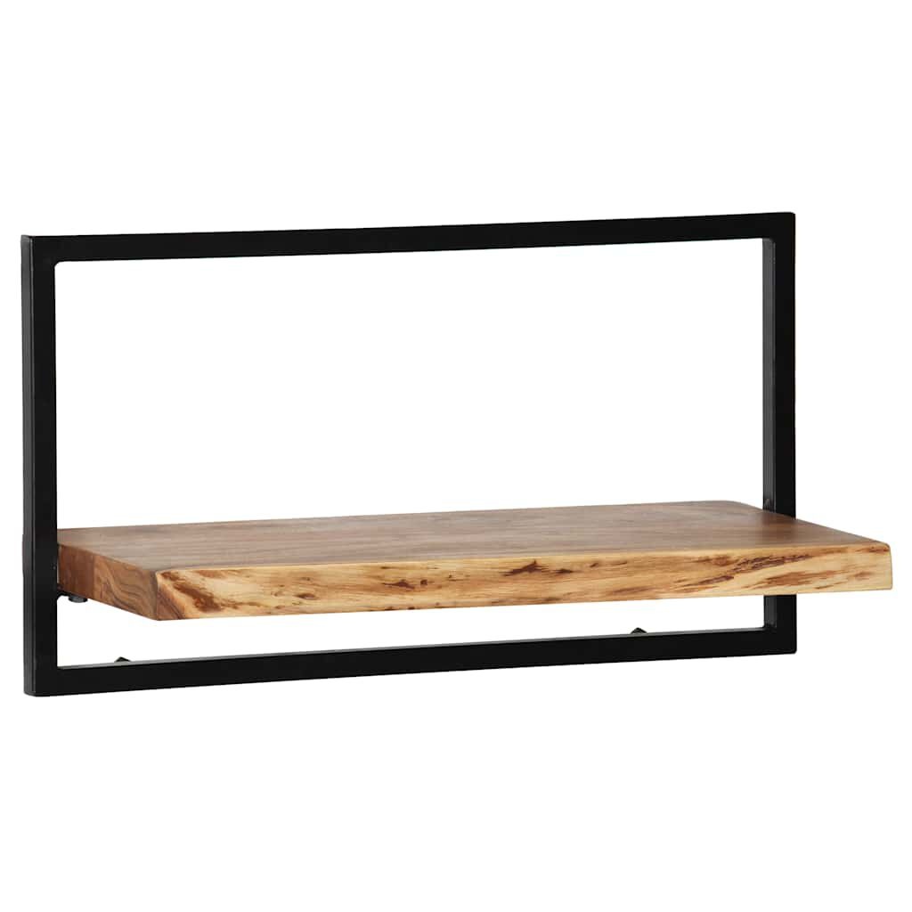 vidaXL Wandschappenset Acaciahout & Staal - 5-delig - 35% Korting!