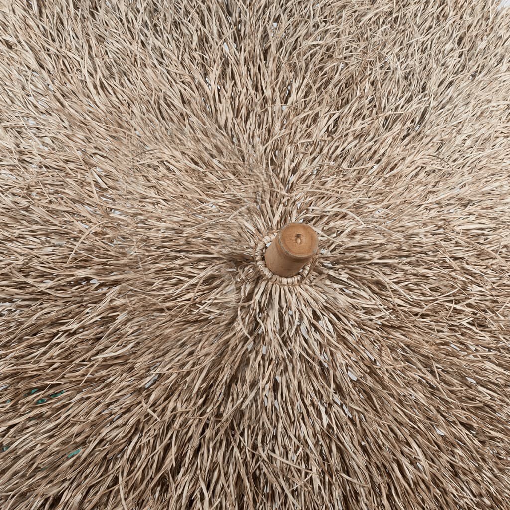 Bamboe Parasol Ø270cm - Bananenblad Dak - 35% Korting!