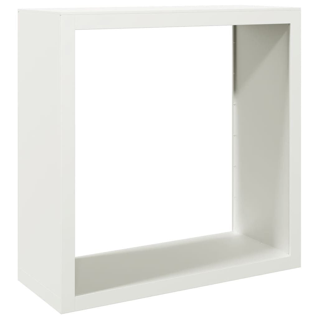 vidaXL Haardhoutrek Wit 100x40x100cm - 35% Korting!