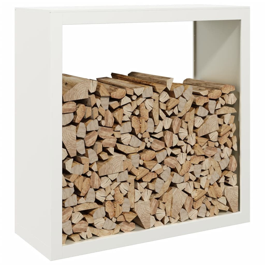 vidaXL Haardhoutrek Wit 100x40x100cm - 35% Korting!