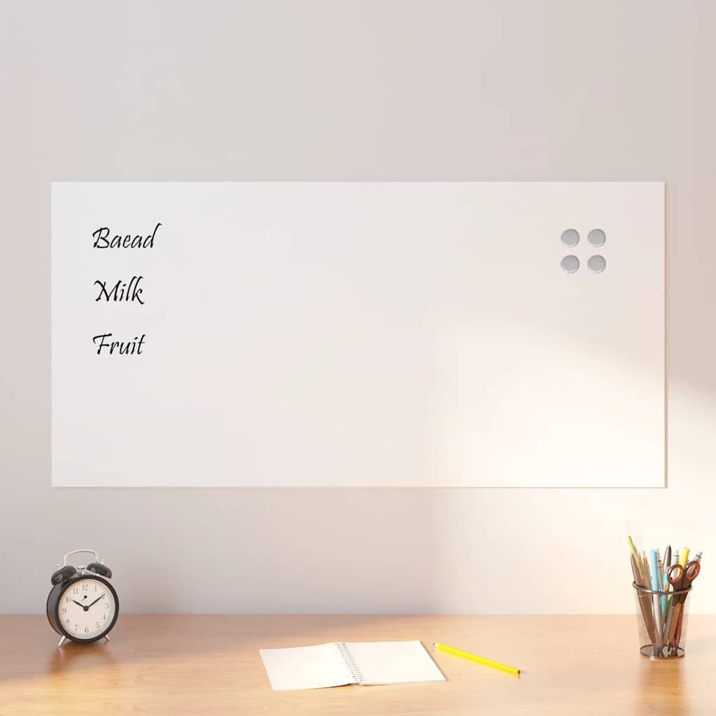 Magneetbord Wit Glas 100x50cm - 35% Korting!