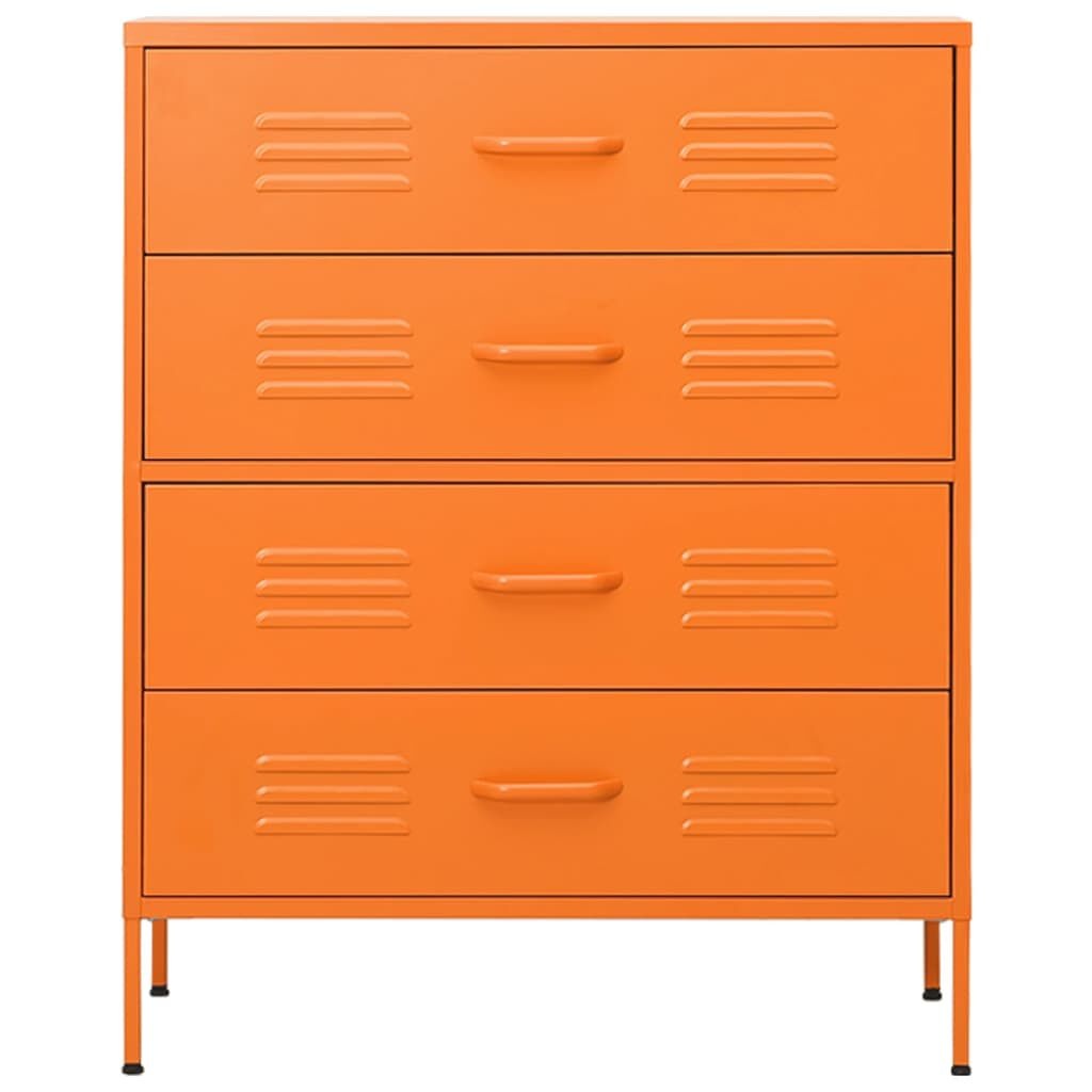 vidaXL Ladekast Staal Oranje 80cm - 35% Korting!